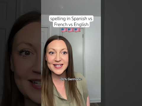 Spanish, French &amp; English spelling #learnfrench #learnenglish #french #languages #languagelearning