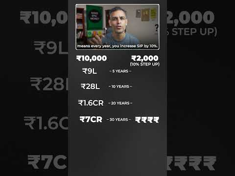 2K ki SIP - 10K ki SIP se ZYADA - KAISE? | Ankur Warikoo #shorts