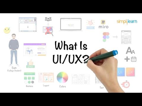 UI/UX Explained In 8 Minutes | UI/UX Design For Beginners | UI/UX Design Basics | Simplilearn