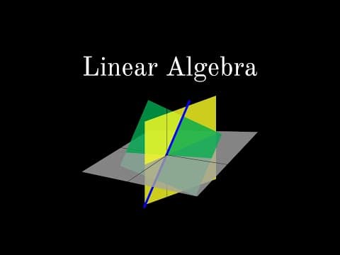ALL of linear algebra in 7 minutes.